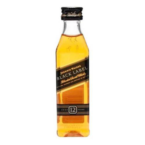 MINI WHISKY JHONNIE WALKER NEGRA 5cl 40º (Pack12)