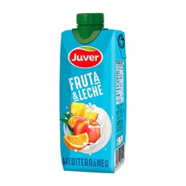 JUVER FRUTA + LECHE MEDITERRANEO 18X33 CL