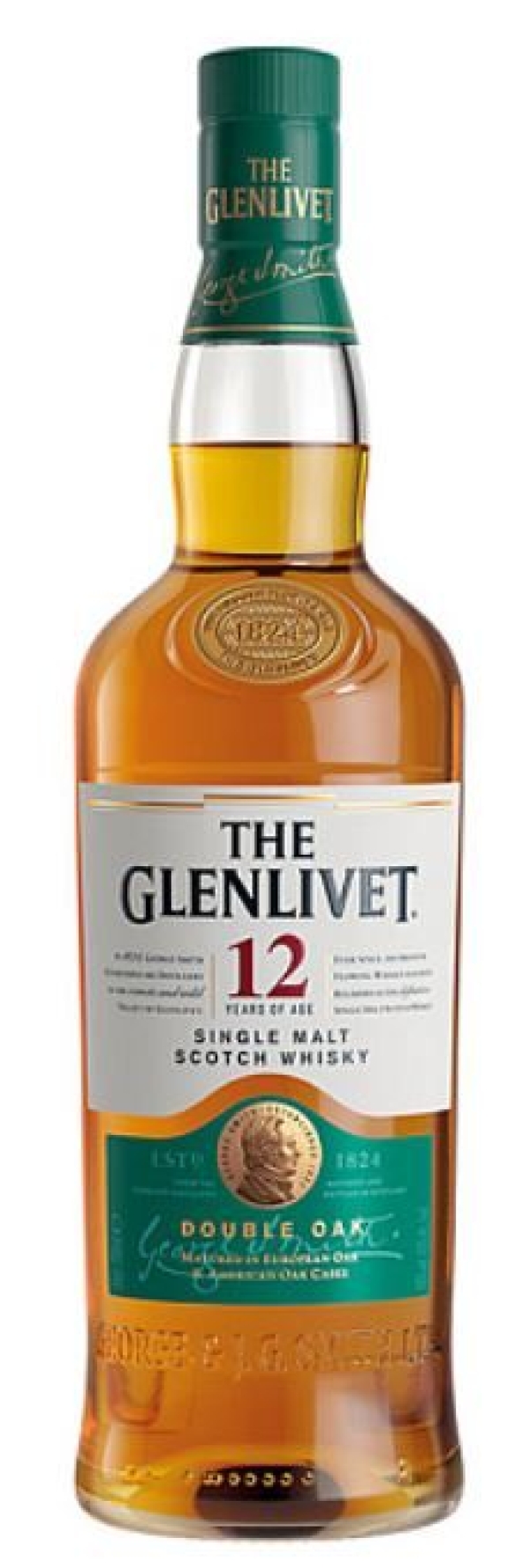 WHISKY THE GLENLIVET 12 A.0,70 WHISKY THE GLENLIVET 12 A.0,70