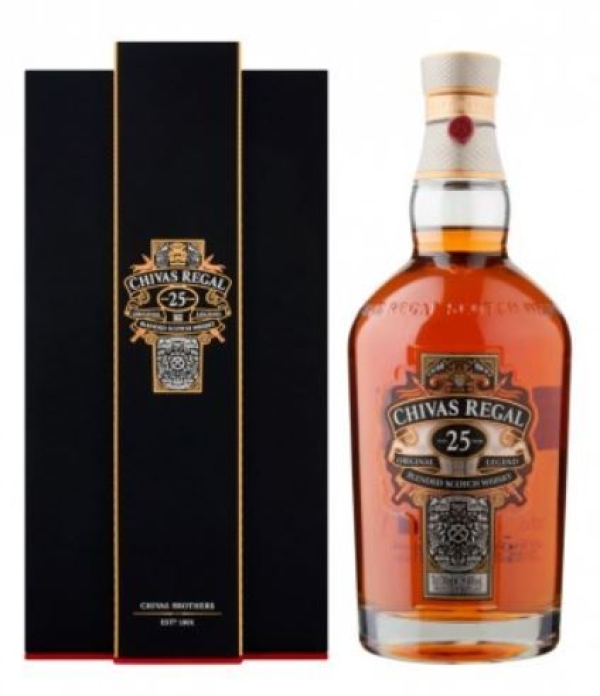 WHISKY CHIVAS REGAL 25 AÑOS 70 CL.
