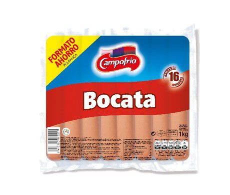 SALCHICHAS BOCATA 1 KG. (16) CAMPOFRIO