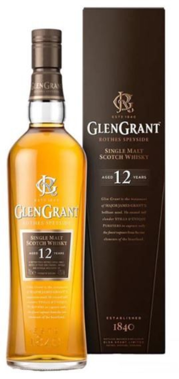 GLEN GRANT SINGLE MALT 12a 70cl 43º GLEN GRANT SINGLE MALT 12a 70cl 43º