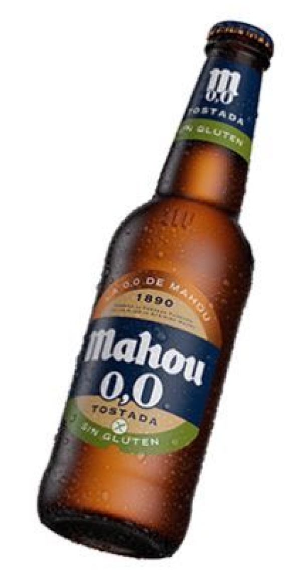 MAHOU 00 TOSTADA SIN GLUTEN 1/3 F.P. C/24