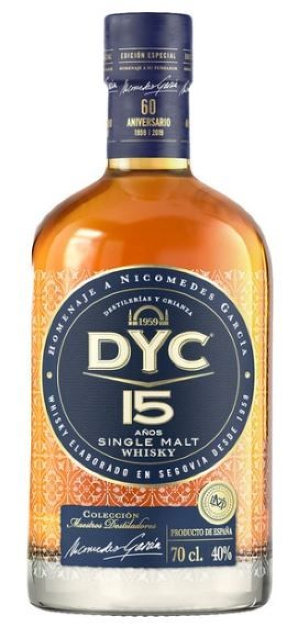 WHISKY DYC 15 AÑOS 70cl (6)