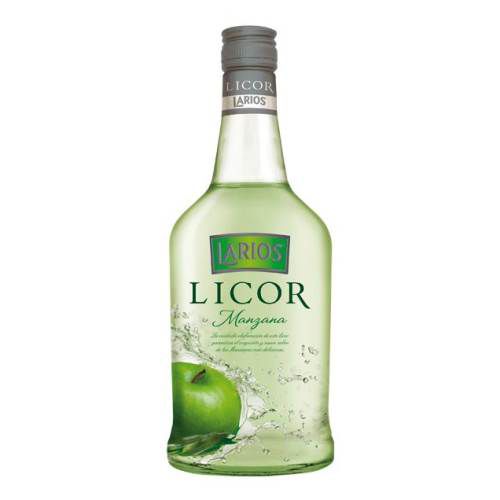 LICOR DE FRUTA LARIOS MANZANAVERDE 0,70(6) LICOR DE FRUTA LARIOS MANZANAVERDE 0,70(6)